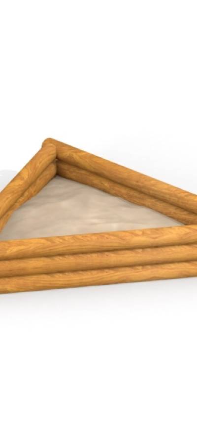 Sandkastenumrandung Dreieck