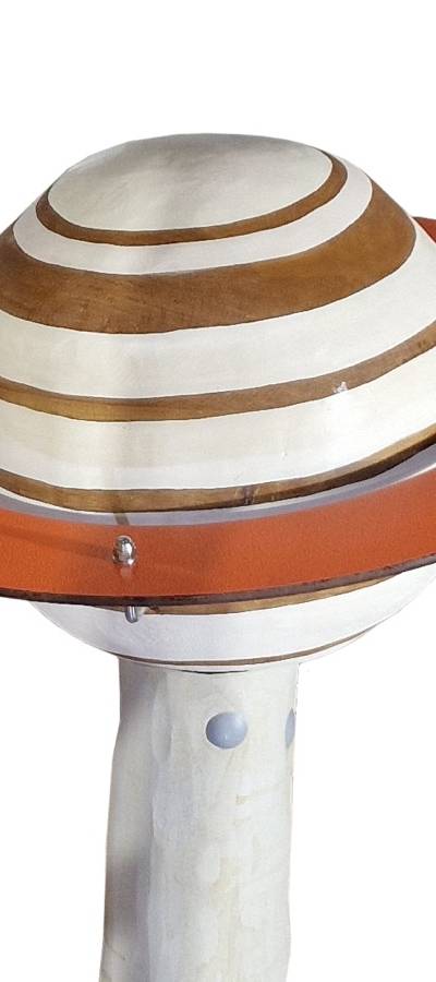 Pfostenkopf/Schnitzfigur Saturn Øca.48cm -
