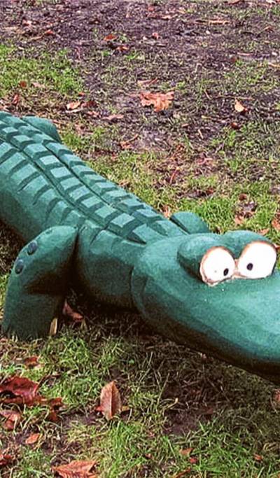 Spielfigur Krokodil