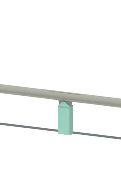 Metallwippe Gwen 0037, 2-sitzig
