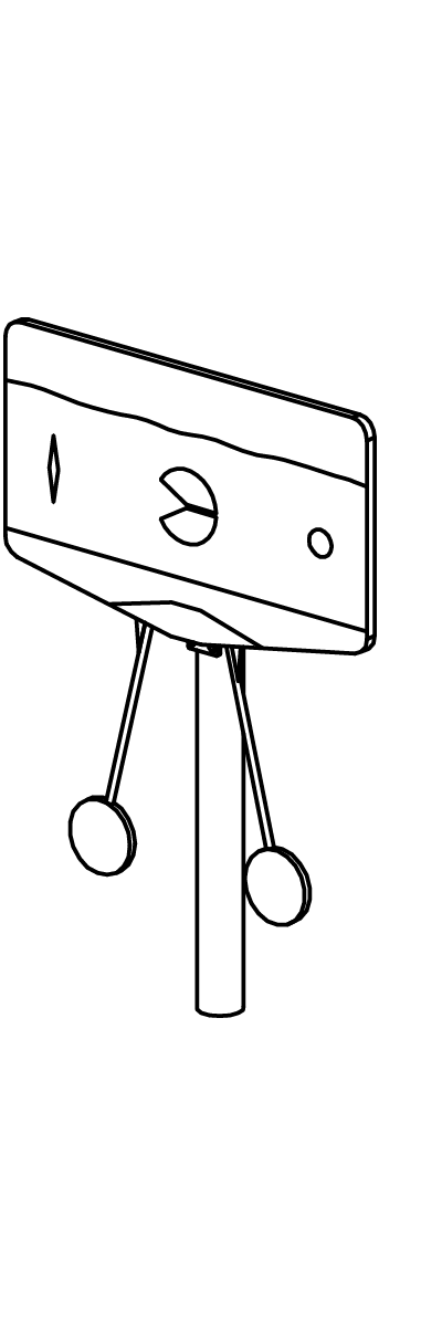 Strömungstafel pendelnd