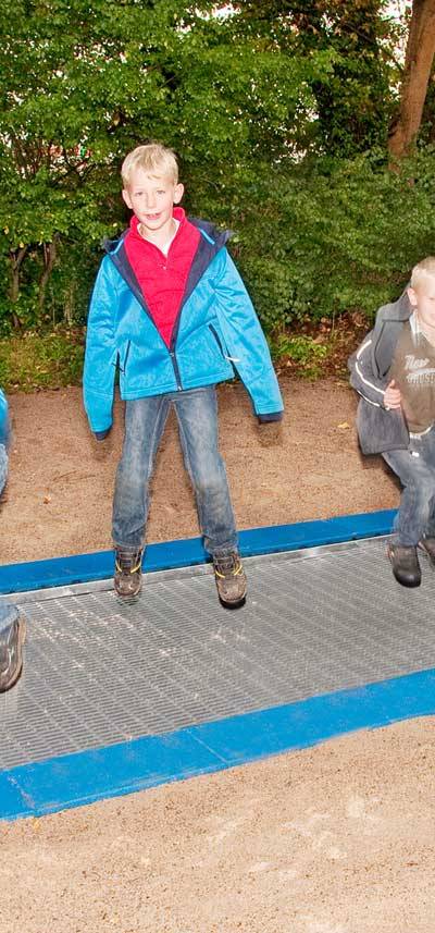 Trampolin Quadrat-gross