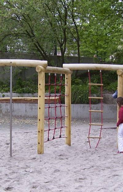 Zick-Zack-Kletterwand 6-teilig