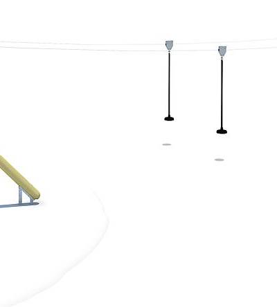 Seilbahn Montana Duo 20 m für Hügelverbau