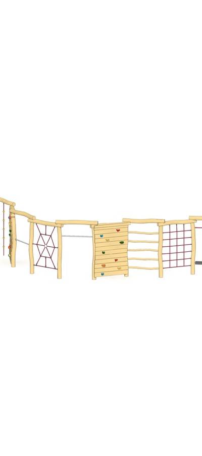 Schul-Kletterwand 15-teilig