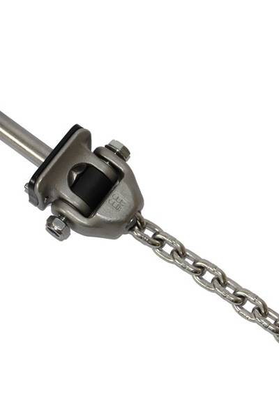 Edelstahlguss-Schaukelgelenk, Ø 14 cm, mehrteilig