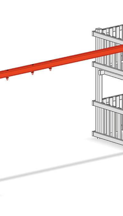 Schaukelabteil Aluminium 2-teilig