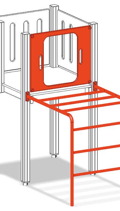 Metallhangelleiter