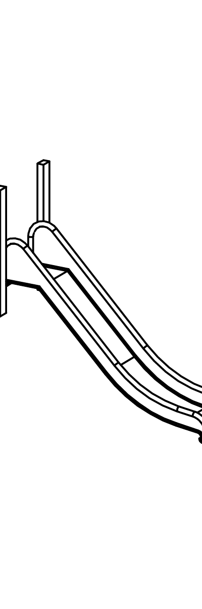 Edelstahlrutsche