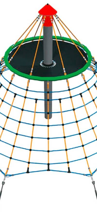 Seilpyramide Dino 3