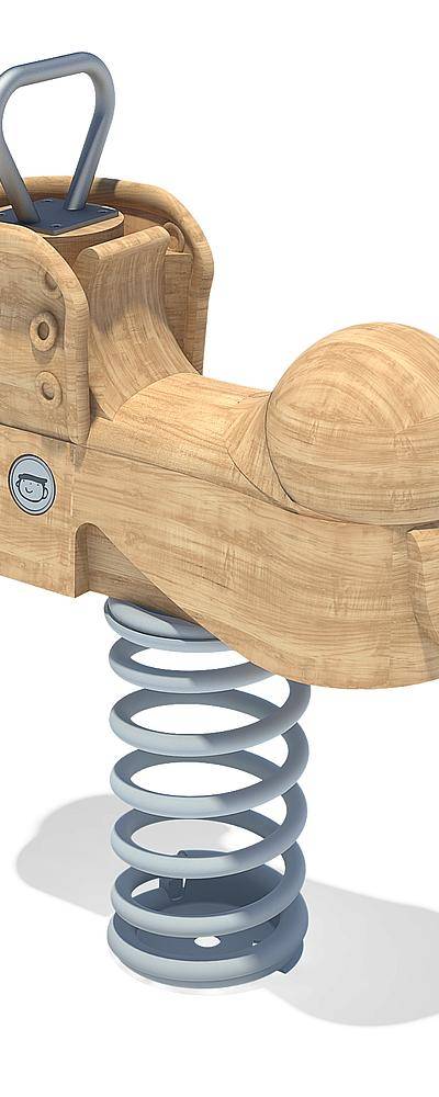 Federwippe Schuh