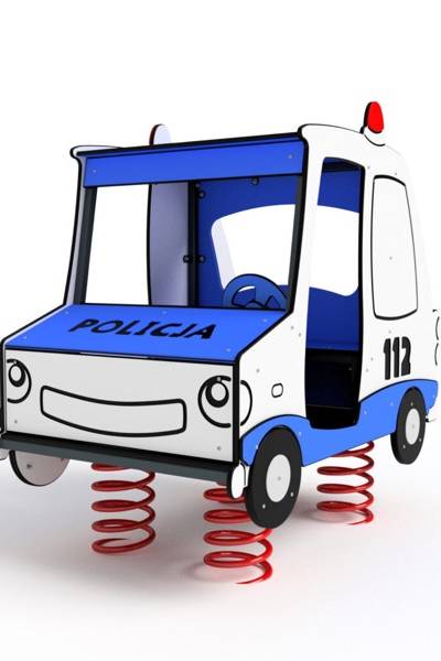 3705S Polizeifahrzeug auf Federn