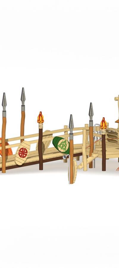 Minispielanlage mit Steg Kelten