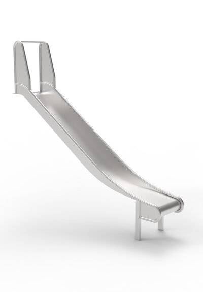 Rutsche H125-150, W50, mit Ohren und Haltestange