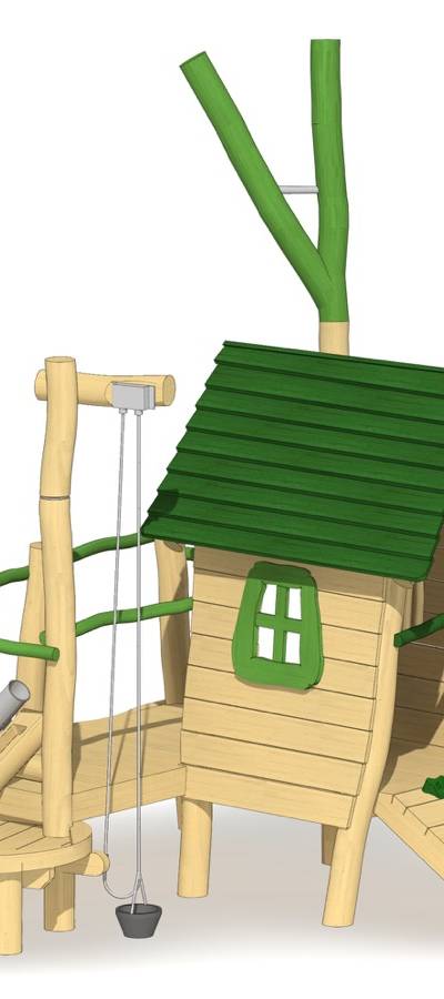 Minispielanlage Waldhaus
