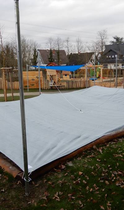 Sonnensegel 600x400cm verstellbar -