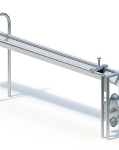 Wasserrinne (2,40) mit Wassermühle