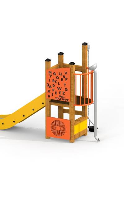 Sigma Spielturm mit Rutsche