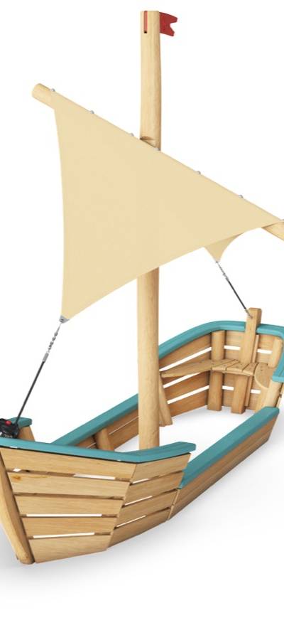 Oase Sandboot mit Segel NRO529