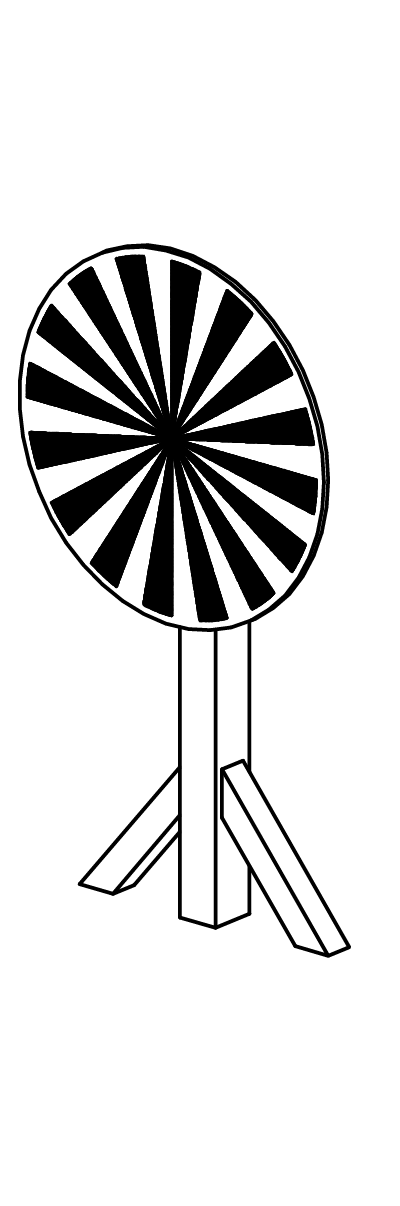 Rotierende Scheibe: Farbscheibe