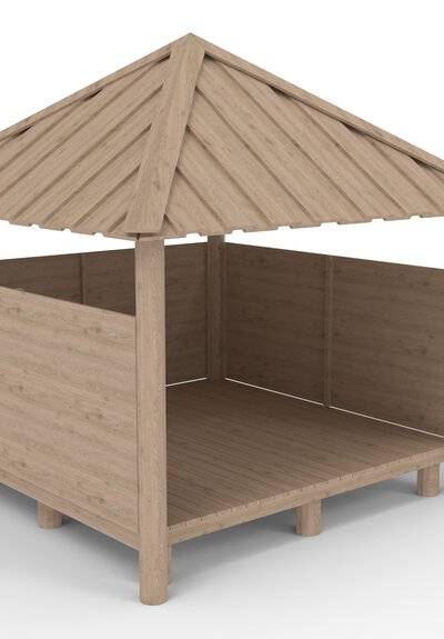 Die Bühne 3x3 m