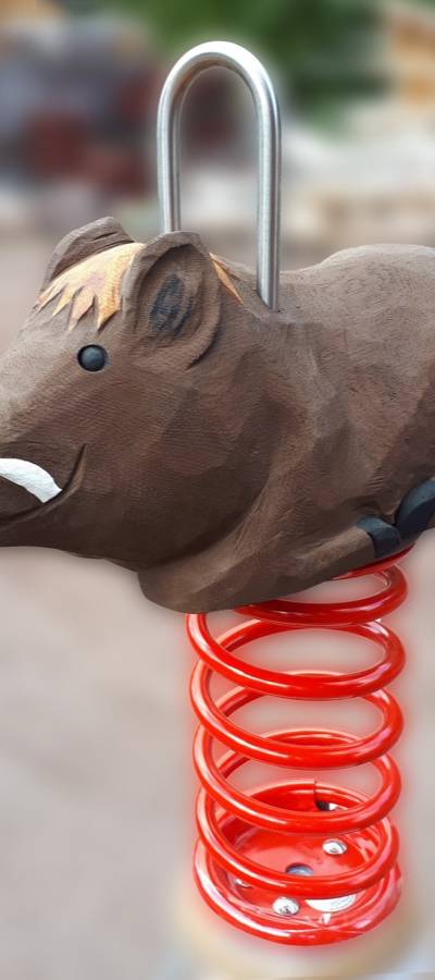 Wippgerät Wildschwein