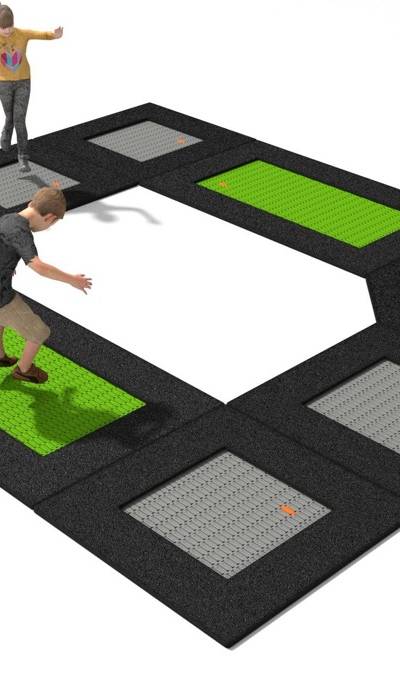 Trampolin Parcour 4,54 x 5,48 m