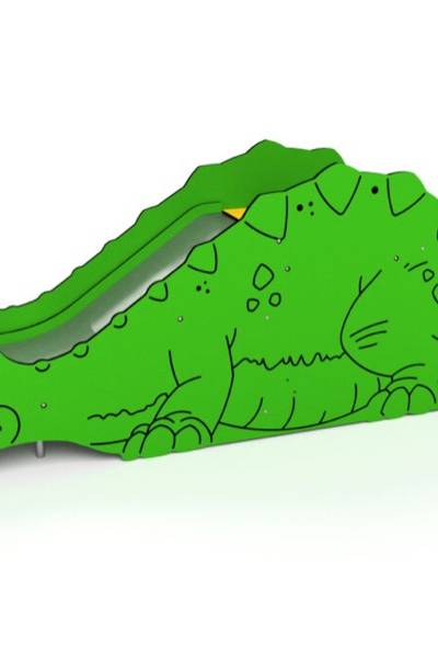 3014S-2 Dino-Rutschbahn mit Röhre