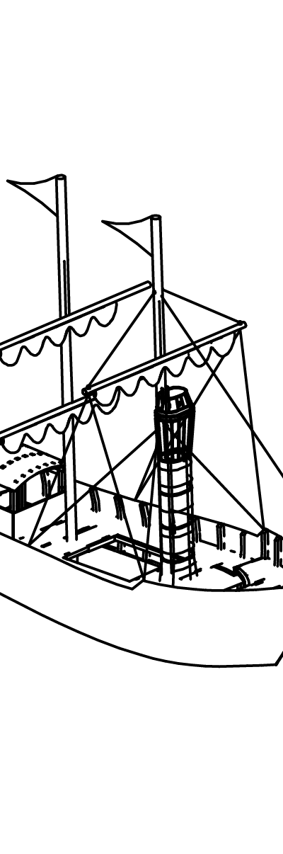 Schiff \"Großer Zweimaster\"