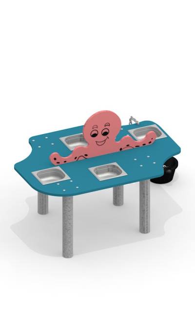 Krake Spieltisch mit Becken