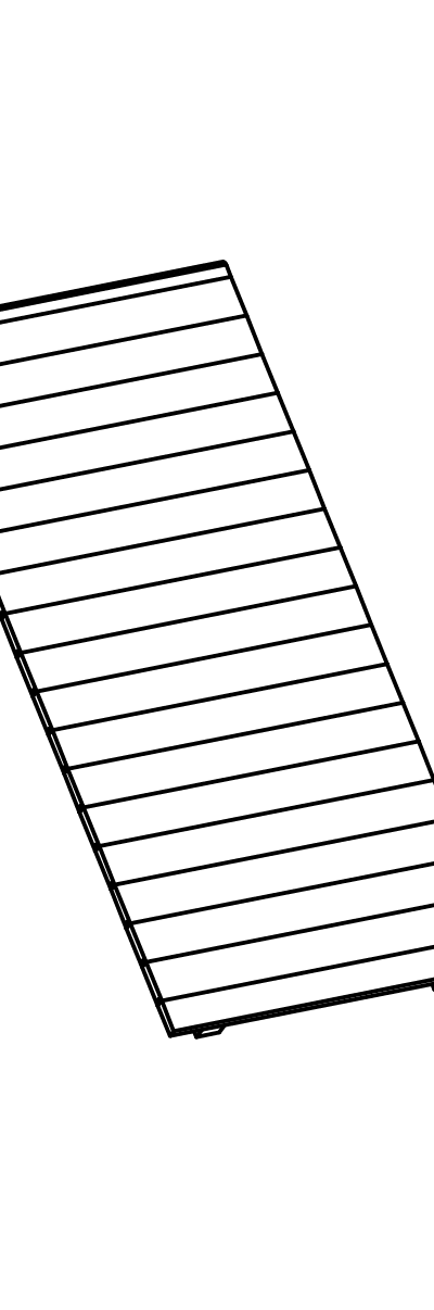 Schräge Wand