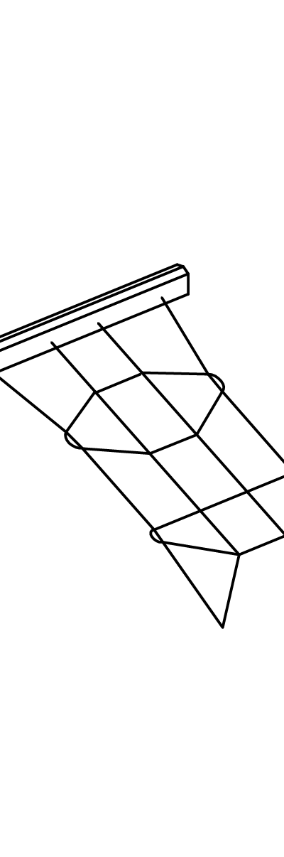 Schräges Kletternetz für Plattformen