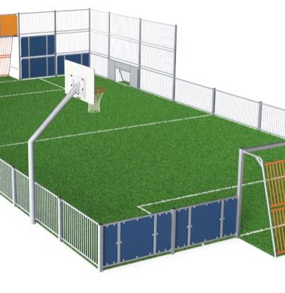 MUGA, 11 x 21, Seitenhöhe 1 m/ 3 m, Stahl FRE601101