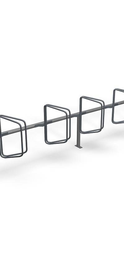 Classic III Farradständer Reihenparker für 7 Fahrräder