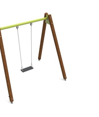 Pendelschaukel einfach Holz A