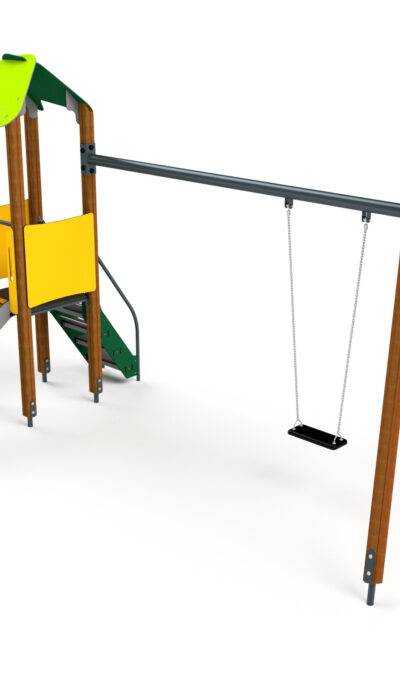 10012 Spielkombination Kellterturm mit Schaukel