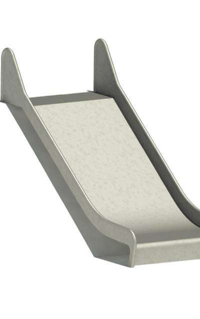 Hangrutschbahn Edelstahl, ABH 120 cm,Breite 100 cm