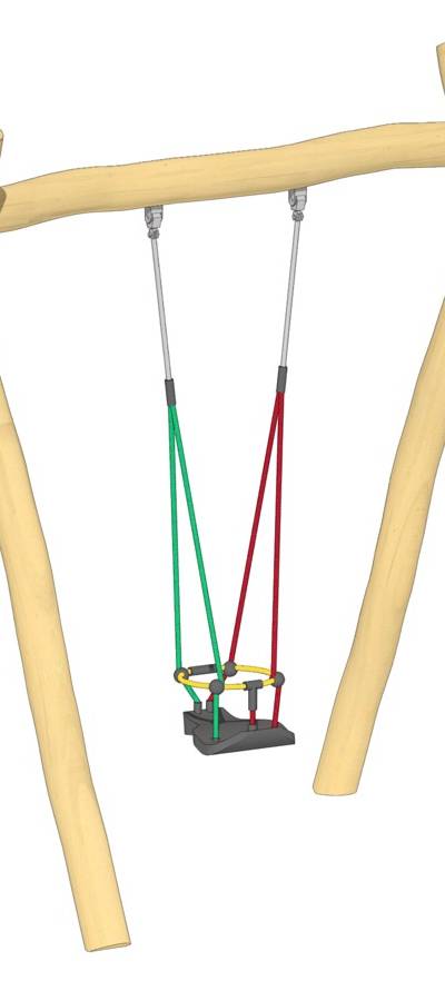 Schaukel 1-fach LH210cm, 1 Kleinkind-Schaukelsitz