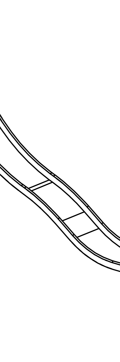 Edelstahlrutsche