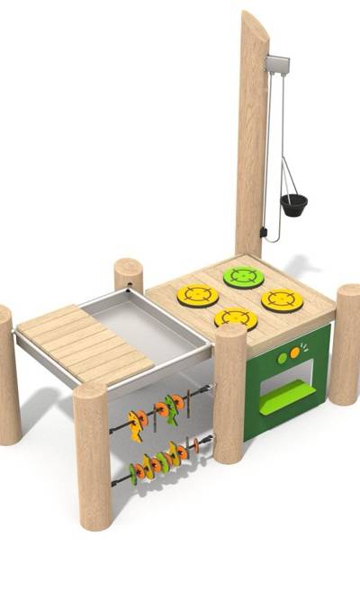 Spielküche für den Spielplatz