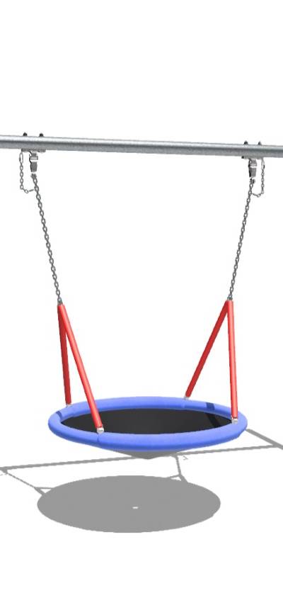 Vogelnestschaukel aus Metall