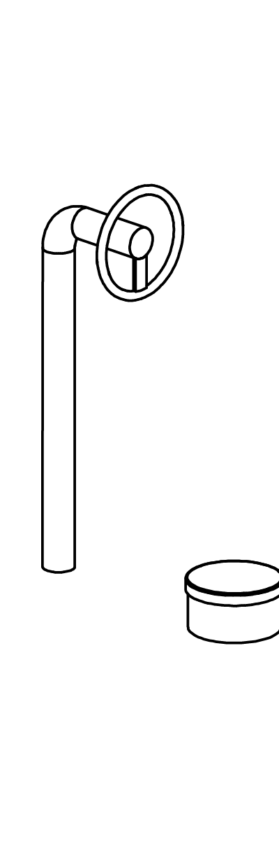 Drehpoller mit Haltebügel