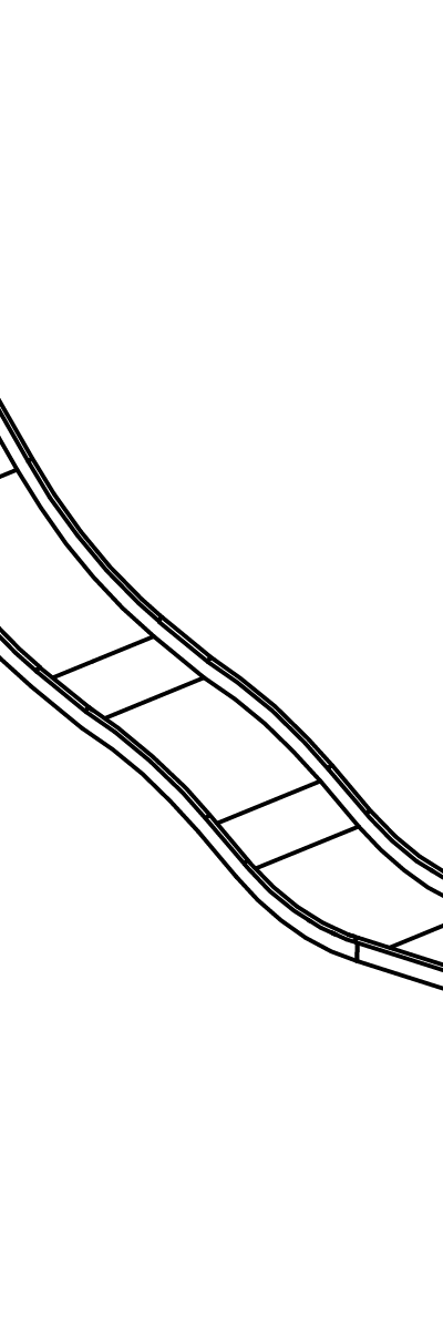 Edelstahlrutsche