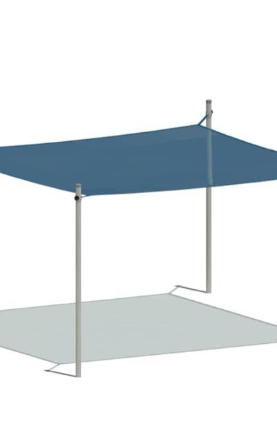 Sandkastenabdeckung/Sonnenschutz 071, 300 x 300 cm