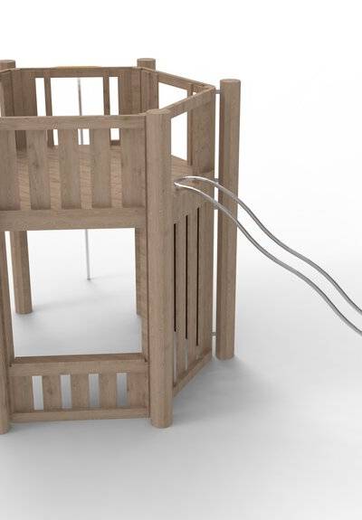 Kletterturm System 6 mit Boden
