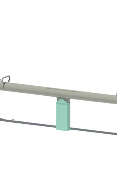 Metallwippe Gwen 0037, 4-sitzig