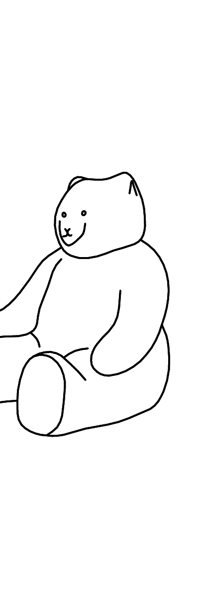 Streichelstein Bär