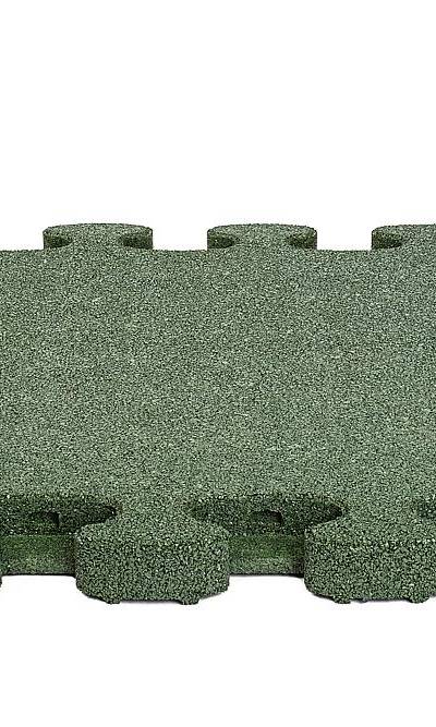 Puzzle Mat 3D Normalplatte 60 mm grün, Fallhöhe bis 210 cm