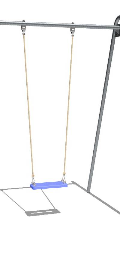 Metallschaukel einfach zum Einbetonieren