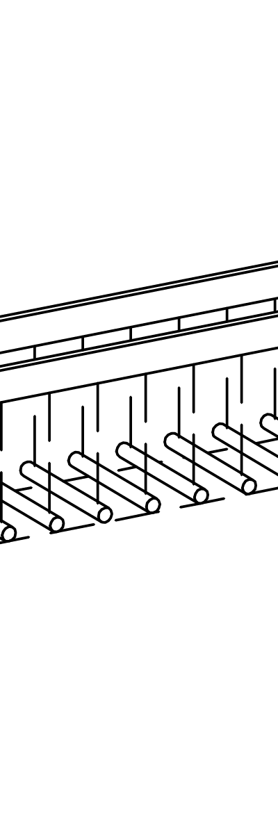 Kettensteg freistehend